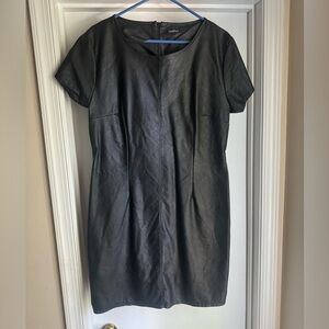 Leather dress